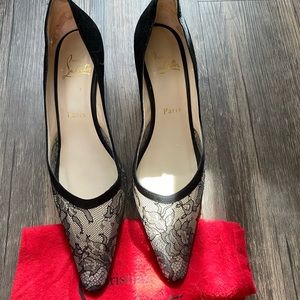 Christian Louboutin lace pump
